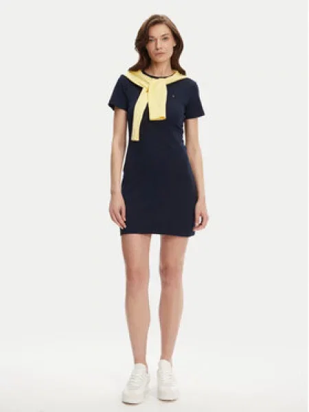 Tommy Hilfiger Každodenní šaty New Cody Tmavomodrá modré