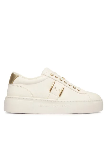 Sneakersy Armani Exchange białe