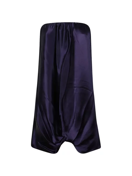 Rochie mini 7 For All Mankind drapată fără bretele violet