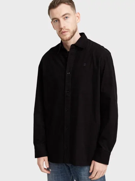 Вельветова сорочка G-star Raw чорна