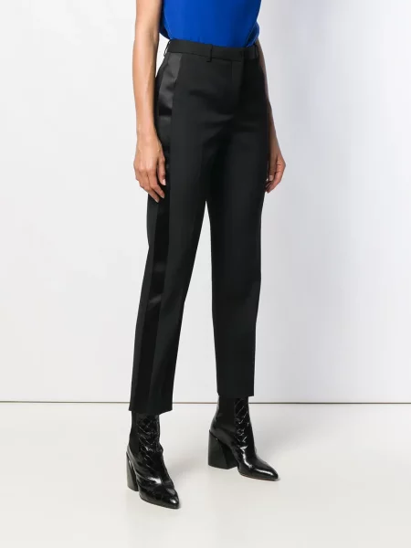 Pantaloni Givenchy din satin negru