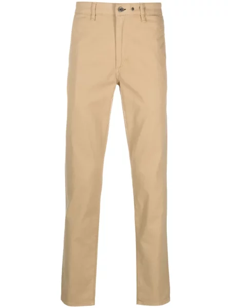 Pantaloni chino Rag & Bone din țesătură twill maro