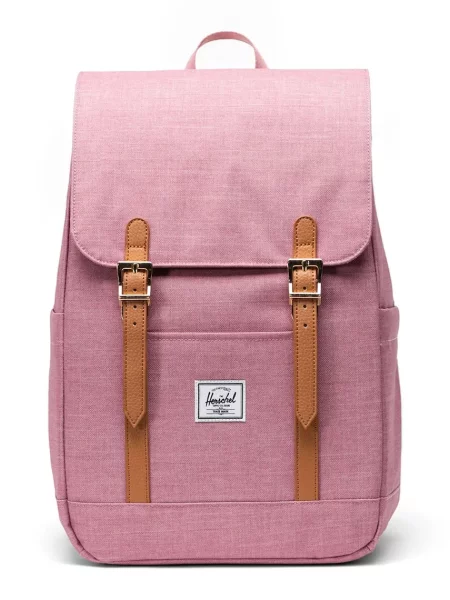 Раница Herschel лилаво голям с изчистен дизайн виолетово