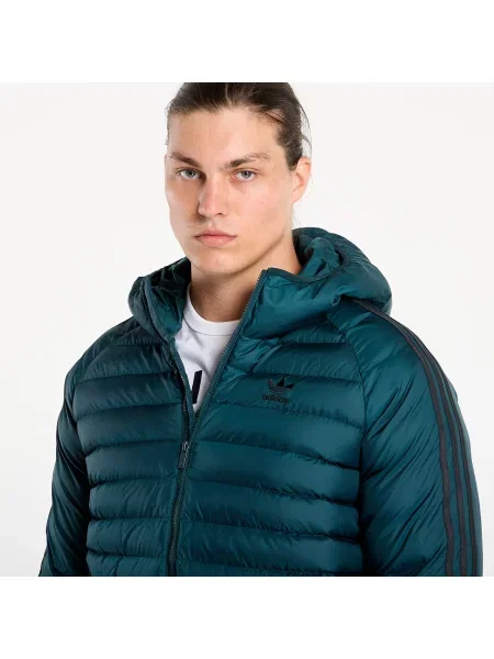 Яке adidas Originals Pad Hooded зелено