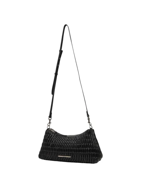 Táska Calvin Klein Jeans Ruched Layla Shoulder Bag fekete