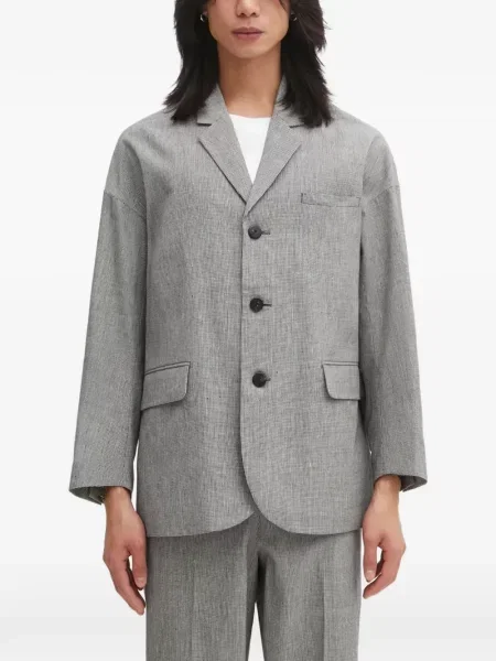 Costum Visvim în carouri gri