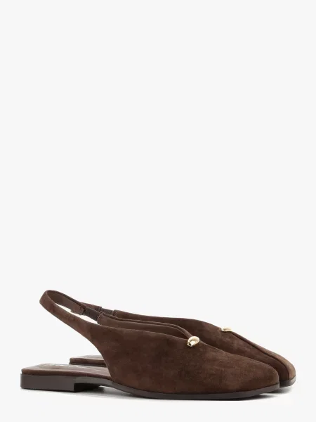 Замшеві Туфлі LeBERDES коричневий