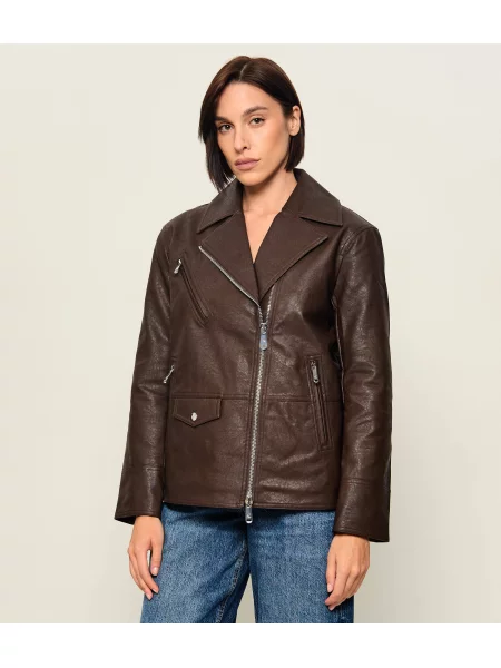 Calvin Klein Jeans Geacă | Relaxed fit maro
