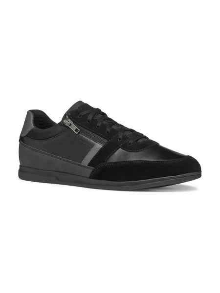 Sneakersy Geox skórzane czarne
