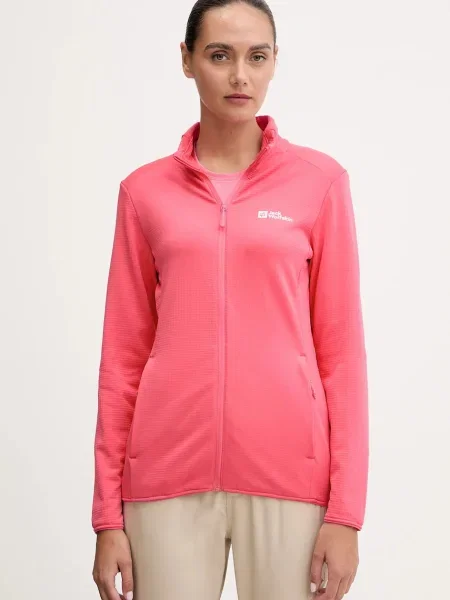 Sportovní mikina Jack Wolfskin Kolbenberg růžová