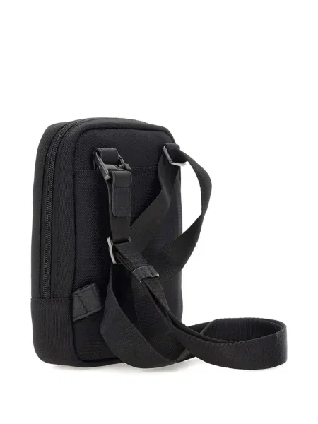 Crossbody kabelka Piquadro s autogramem černá