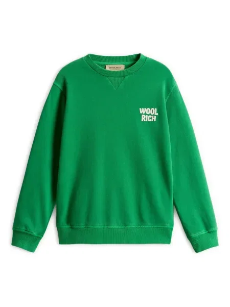 Bluza dziecięca Woolrich zielona