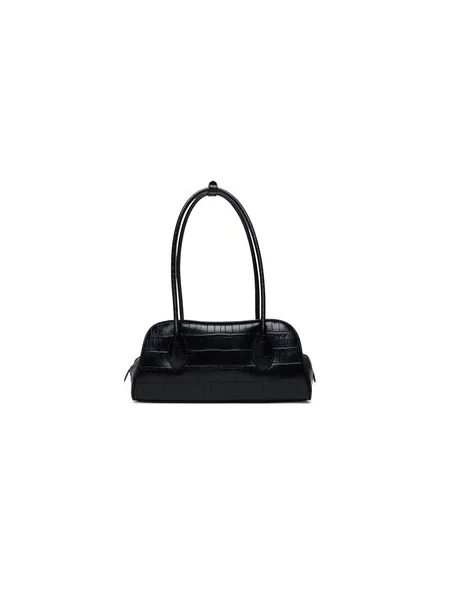 Calvin Klein Táska Emblem Trio Croco Shoulder Bag fekete