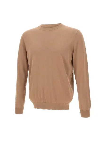 Dzianinowy sweter Kangra brązowy