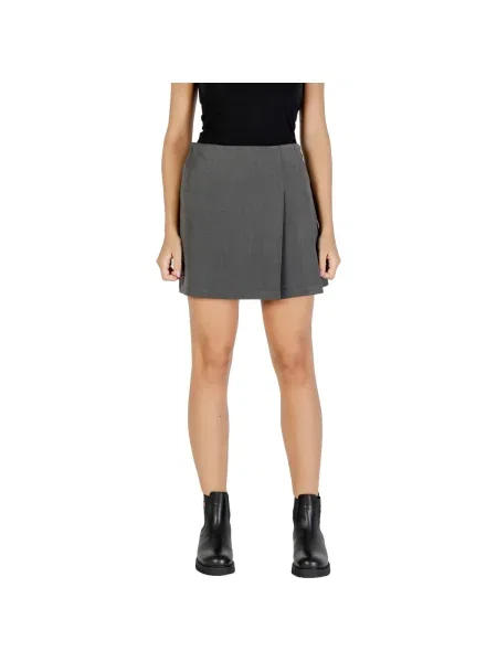 Fusta plisata Only plisată gri