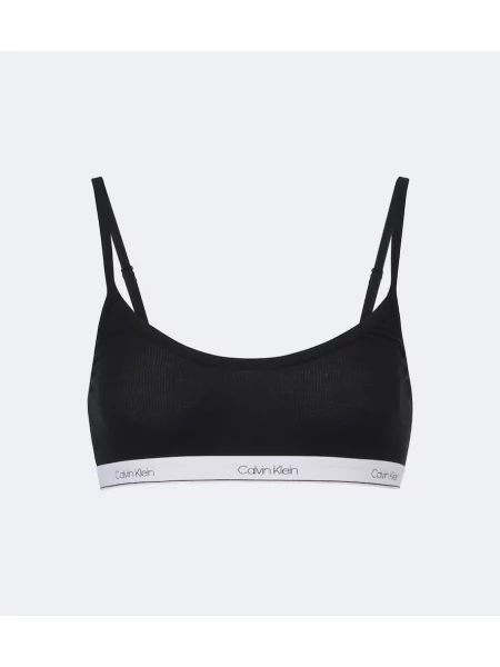Pleten bralette Calvin Klein Collection črna