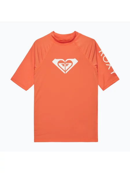 Детска тениска за плуване ROXY Wholehearted emberglow оранжево