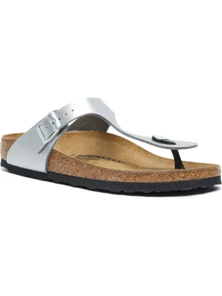 Papucsok BIRKENSTOCK Gizeh Birko-Flor Narrow Gizeh Birko-Flor Narrow szürke