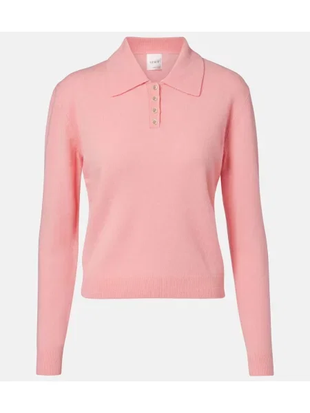 Polo Leset de lână roz