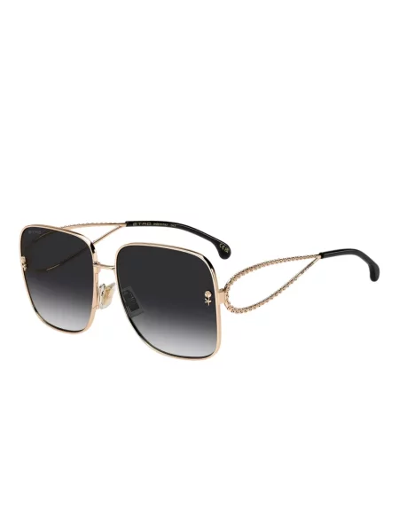 Ochelari de soare Etro cu model paisley auriu