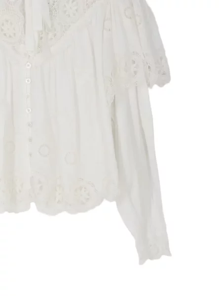 Bluzka koronkowa Sea koronkowa biała