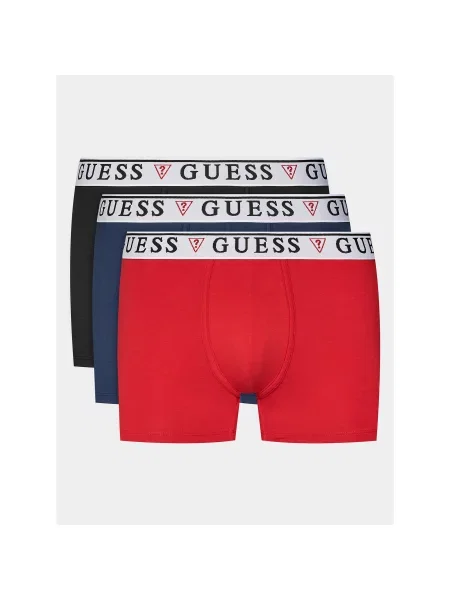 GUESS Bokserice plava / crvena crna