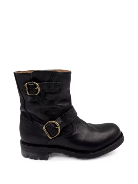 Botine Fiorentini + Baker din piele cu cataramă negru