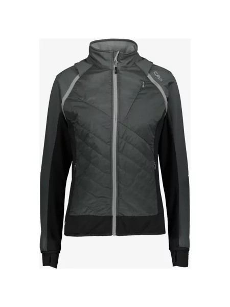 Kurtka CMP Light Softshell z odpinanymi rękawami szary XXS czarny