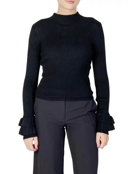 Sweter Choral z długim rękawem czarny