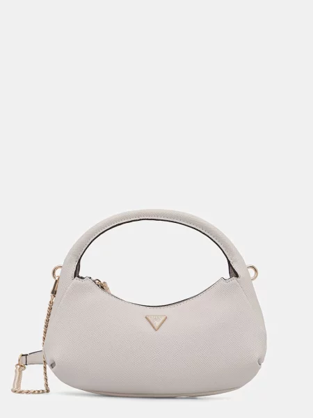 Guess geantă crossbody pentru femei cu imitație de piele GILDA alb