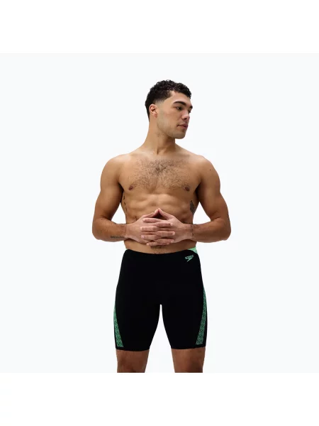 Плавки Speedo Hyper Boom Splice black/alfalfa green чорні