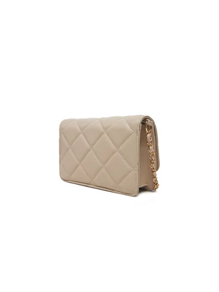 Valentino Bags crossbody torbica iz umetnega usnja bež