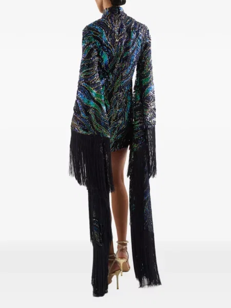 Rochie mini Taller Marmo cu paiete albastru
