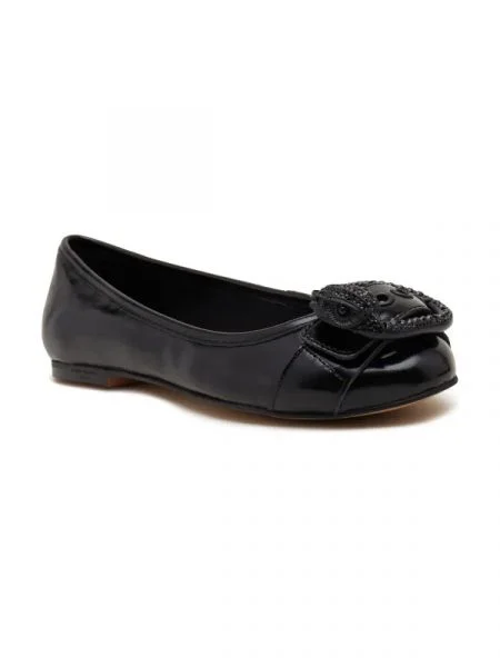 Kurt Geiger De piele balerini DRENCH negru