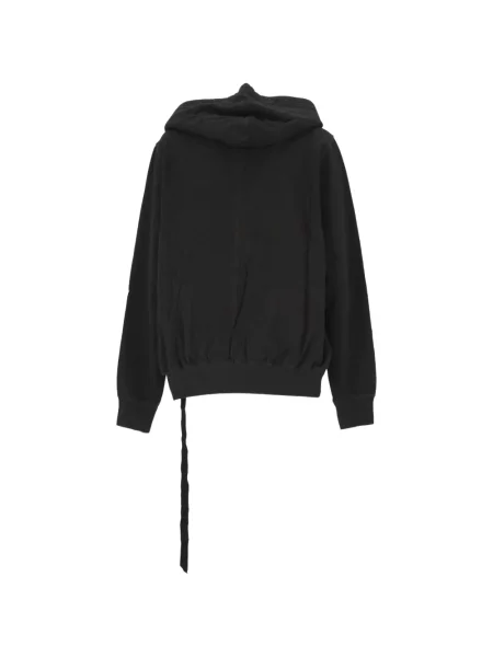 Суичър с качулка Rick Owens Drkshdw с принт с връзки черно