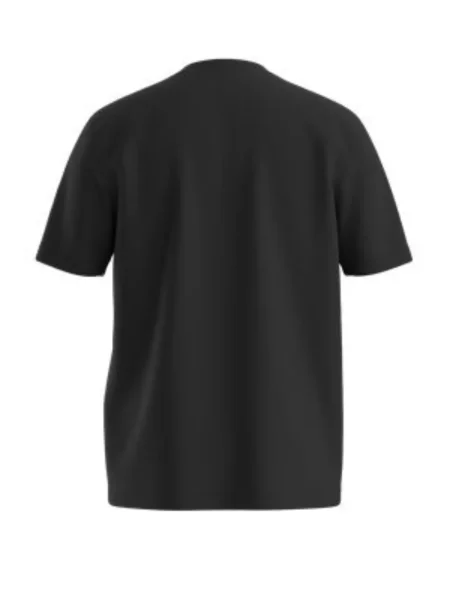 Tricou Hugo cu imagine din jerseu negru