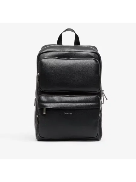 Calvin Klein Rucsac Raised Double Pocket Backpack negru