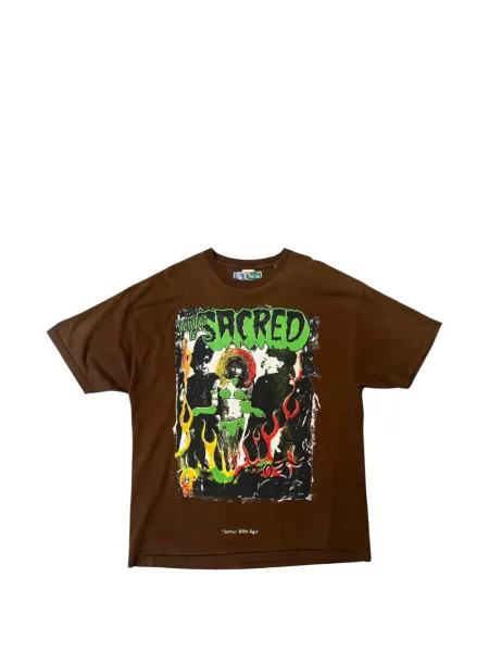 Tricou Better With Age cu imagine maro