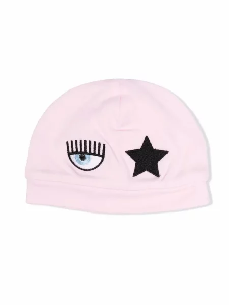 Czapka dziecięca Chiara Ferragni różowa