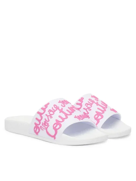 Papuci Versace Jeans Couture alb
