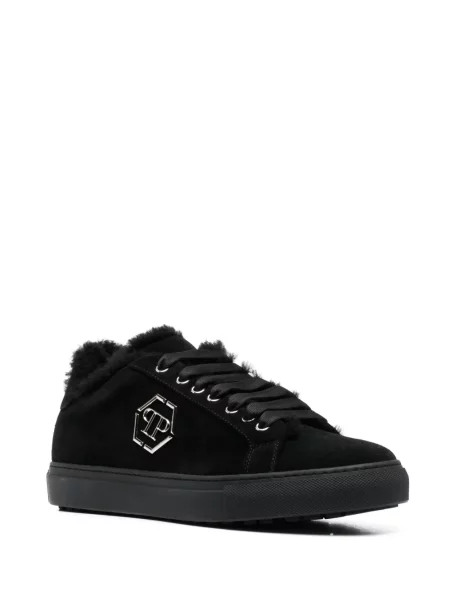 Sneakersy Philipp Plein skórzane czarne