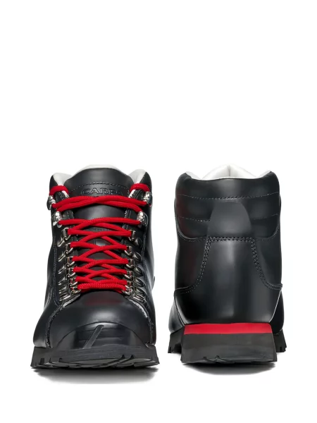 Botine Scarpa cu șireturi din piele negru