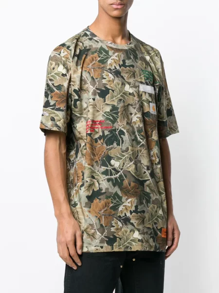 Тениска Heron Preston с принт зелено