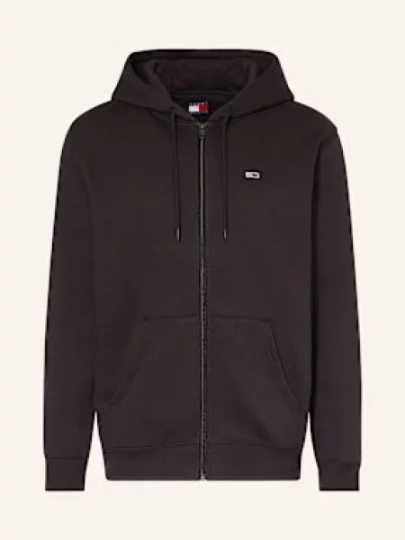 Tommy Jeans Bluza Rozpinana schwarz czarna