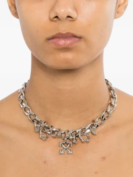 Colier Off-white alb