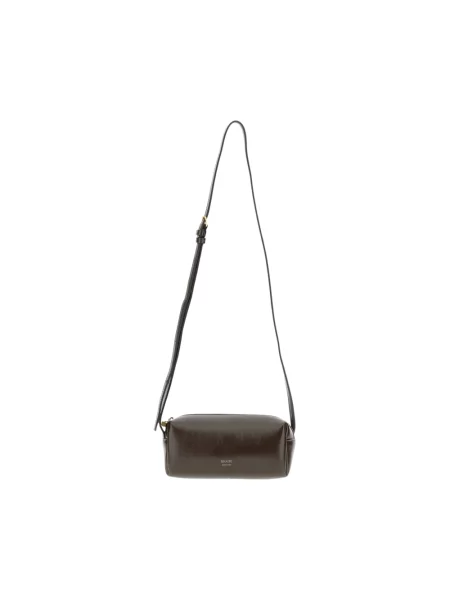 Torebka crossbody Khaite skórzana brązowa