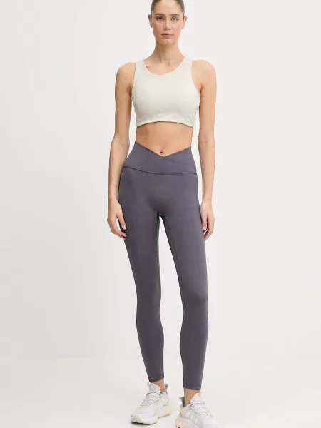 Легінси для тренувань adidas Performance однотонні сірий