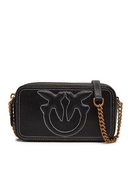 Сумка Pinko Pelle Bottalata чорний