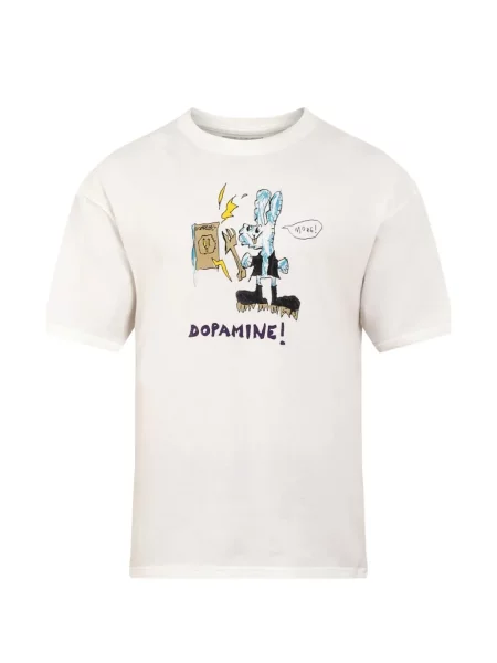 Grafic tricou Domrebel cu imagine alb