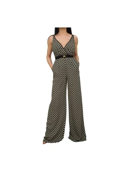 Kombinezon Elisabetta Franchi elegancki czarny